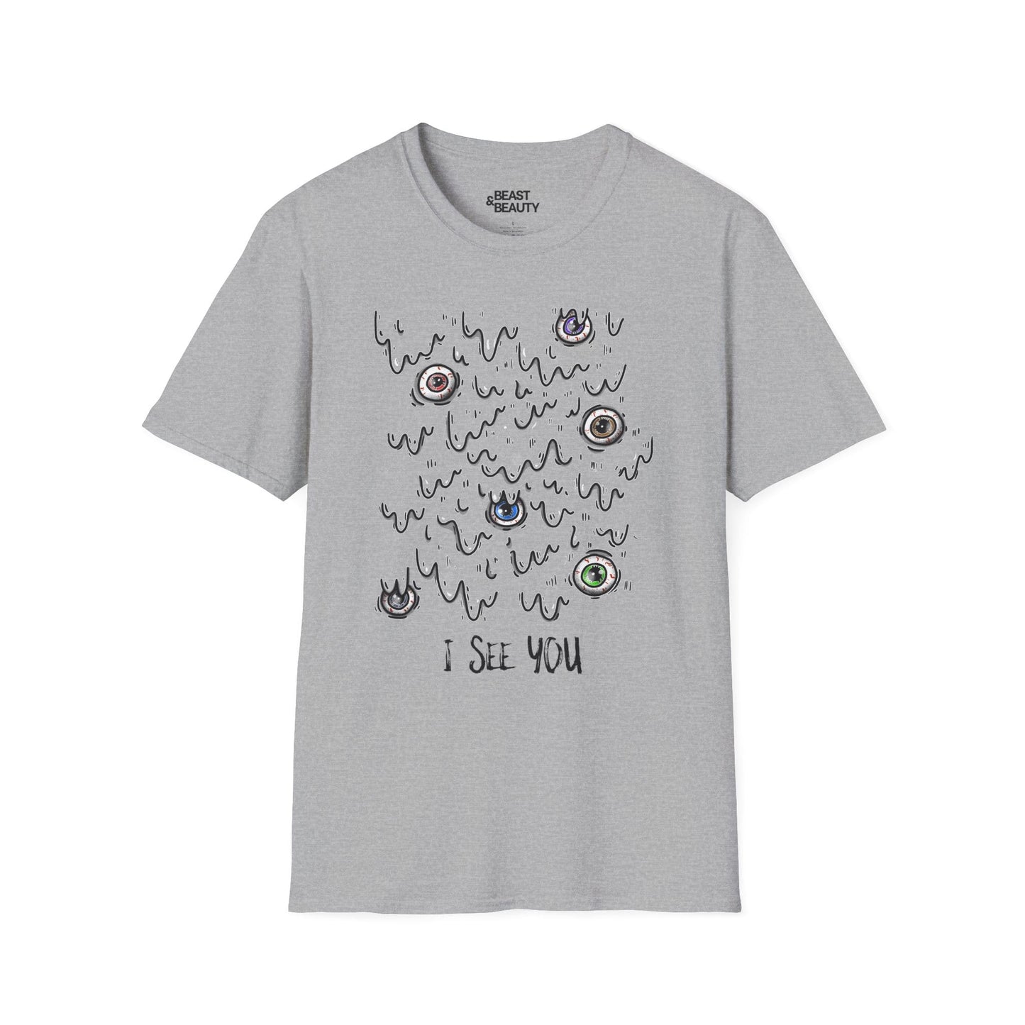 i see you creepy eyes halloween t-shirt t-shirt third colour product image