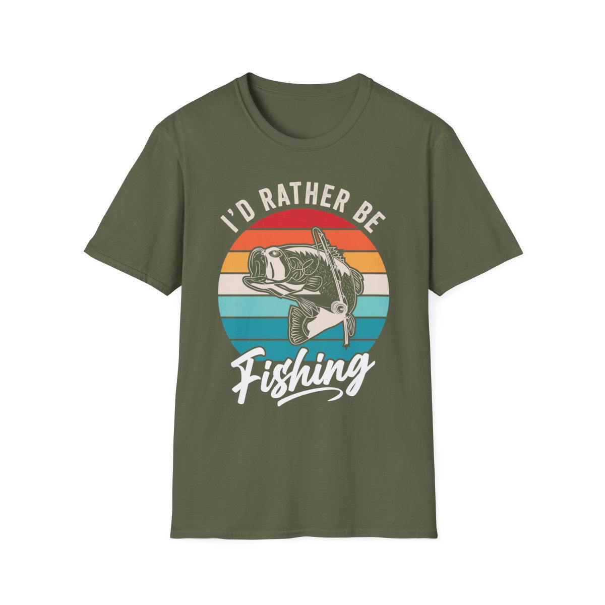 I'd Rather Be Fishing T-Shirt - funny t-shirt by Cheeky Business