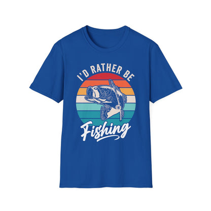 I'd Rather Be Fishing T-Shirt - funny t-shirt by Cheeky Business