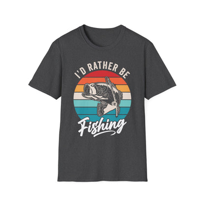 I'd Rather Be Fishing T-Shirt - funny t-shirt by Cheeky Business