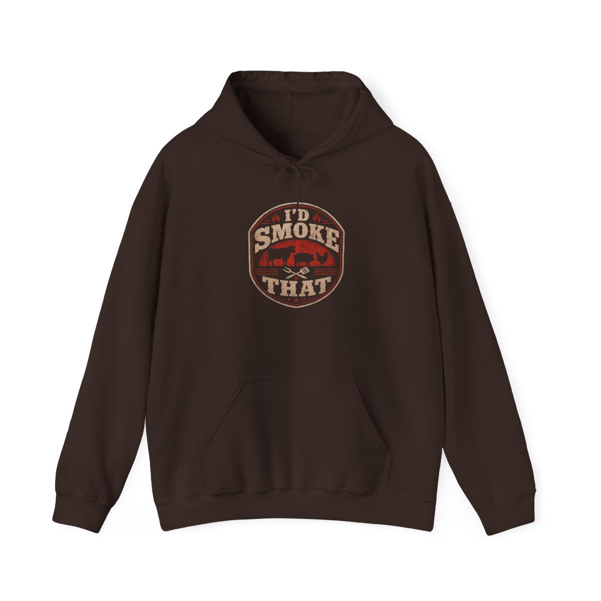 I'd Smoke That BBQ Hoodie - funny hoodie by Cheeky Business