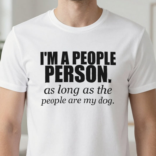I'm A People Person Funny T-Shirt & Sweatshirt close-up