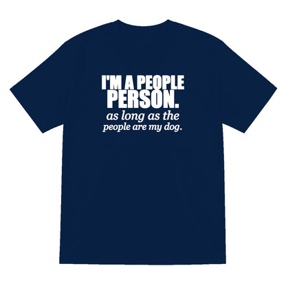 I'm A People Person Funny T-Shirt & Sweatshirt T-Shirt in Navy