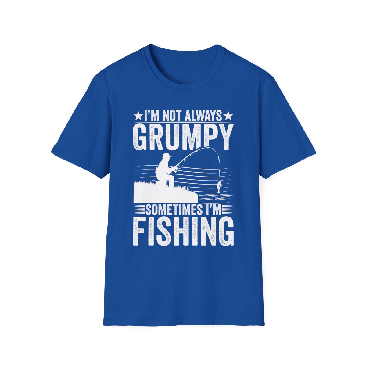 I'm Not Always Grumpy Sometimes I'm Fishing T-Shirt - funny t-shirt by Cheeky Business