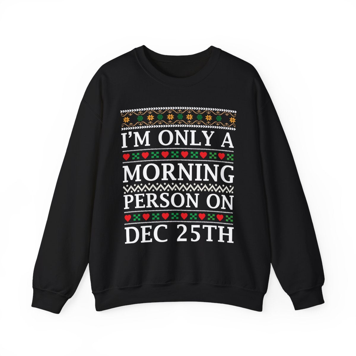 Christmas Morning Sweatshirt - funny sweatshirt by Cheeky Business