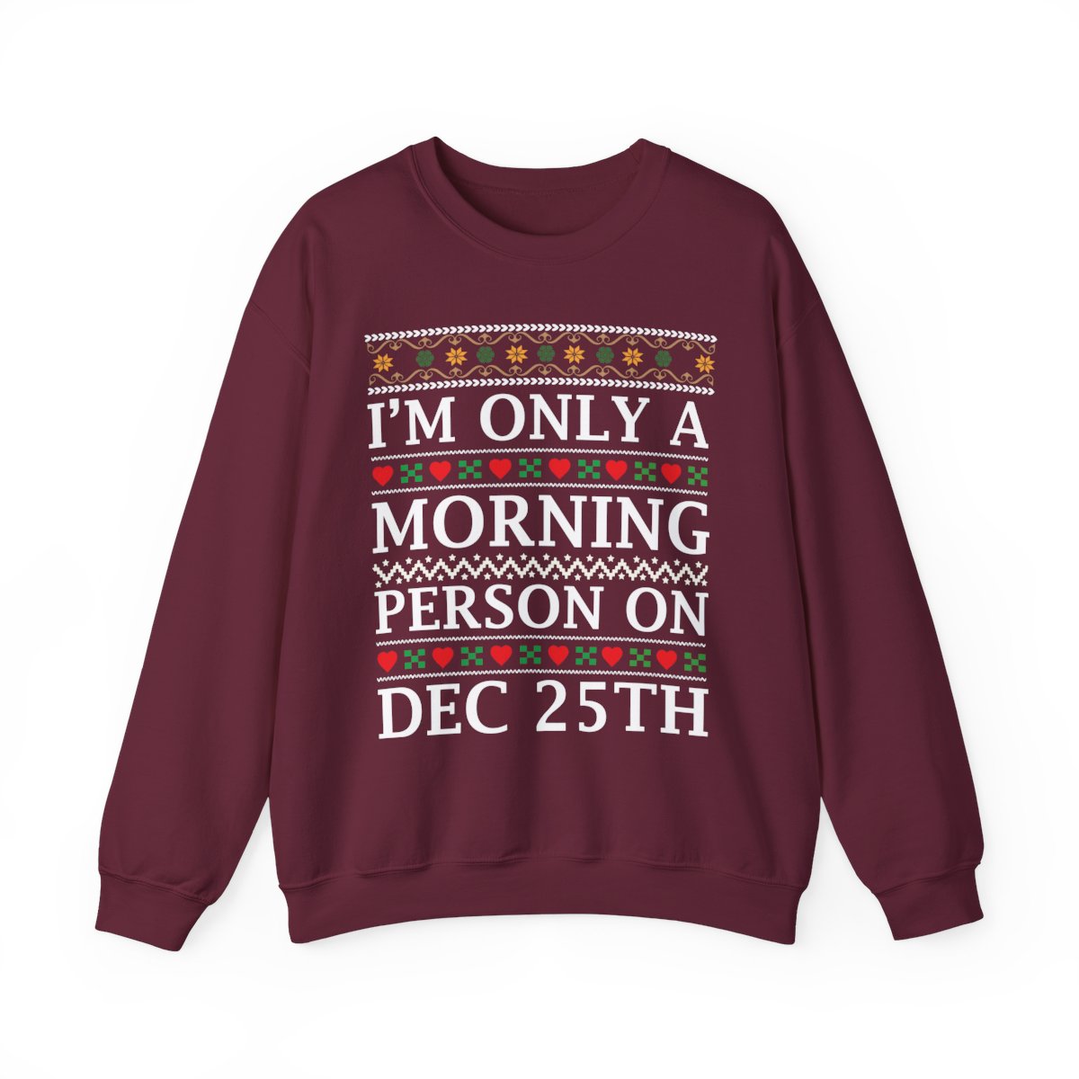 Christmas Morning Sweatshirt - funny sweatshirt by Cheeky Business