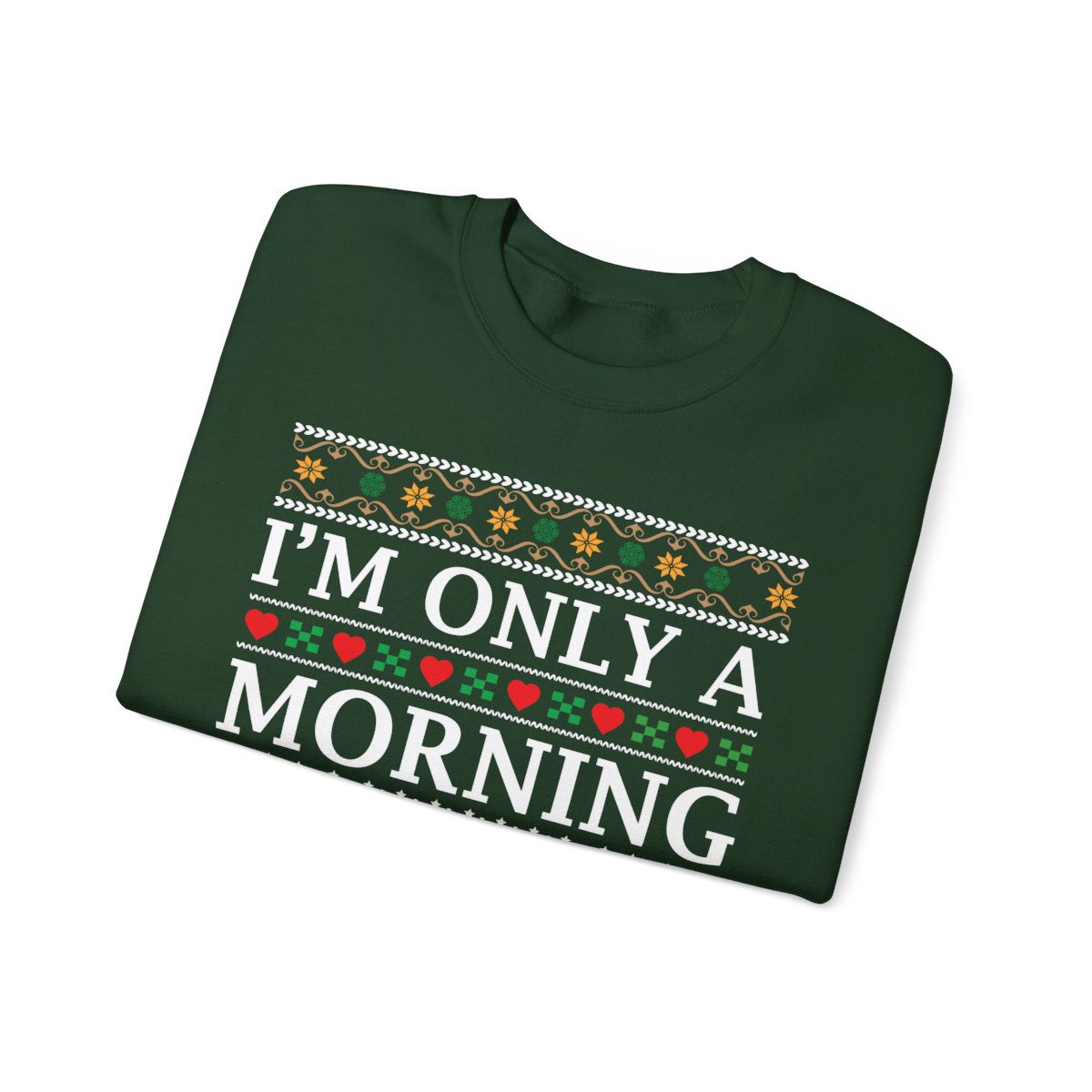 Christmas Morning Sweatshirt - funny sweatshirt by Cheeky Business