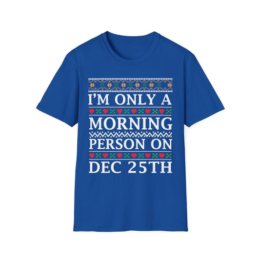 Christmas Morning T-Shirt - funny t-shirt by Cheeky Business