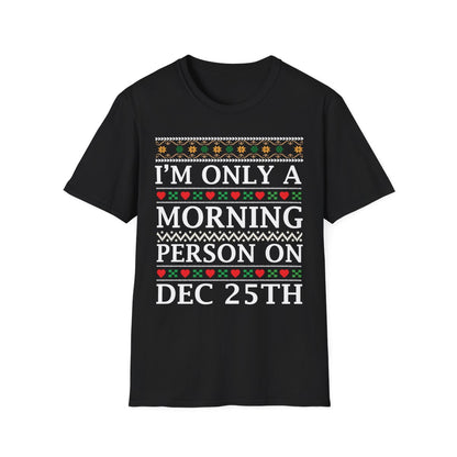 Christmas Morning T-Shirt - funny t-shirt by Cheeky Business