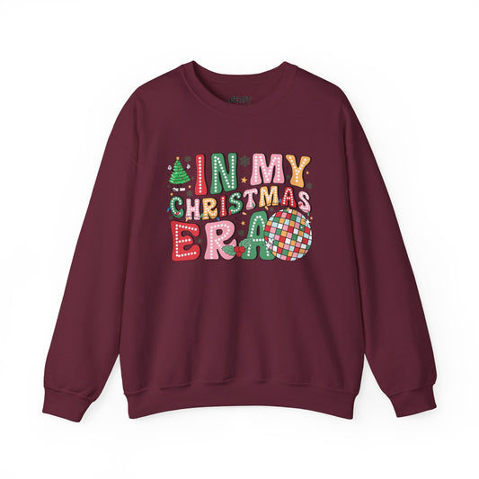 in my christmas era sweatshirt maroon sweatshirt Christmas gift idea