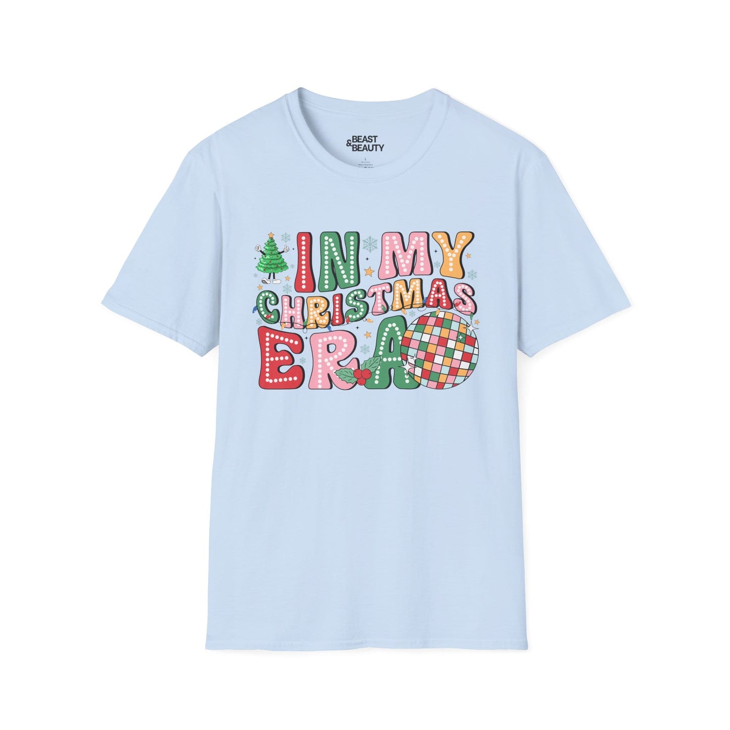 in my christmas era t-shirt light blue t-shirt Christmas gift idea