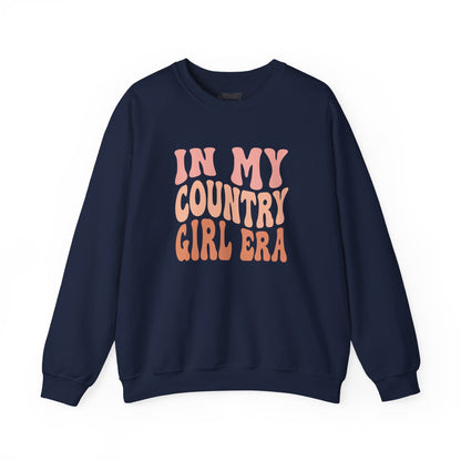 in my country girl era sweatshirt navy sweatshirt cowgirl gift idea