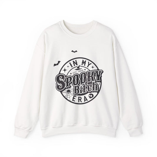 In My Spooky Bitch Era Halloween Sweatshirt - funny sweatshirt by Cheeky Business