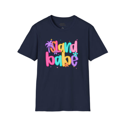 island babe t-shirt navy t-shirt gift gift idea