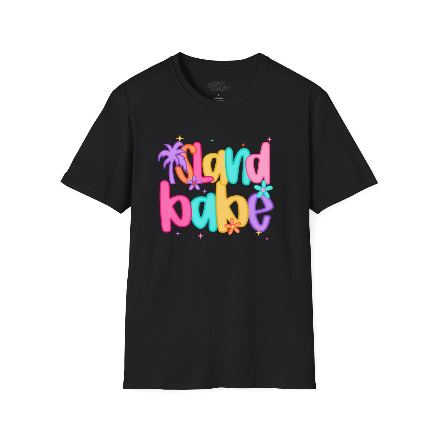 island babe t-shirt black t-shirt gift gift idea