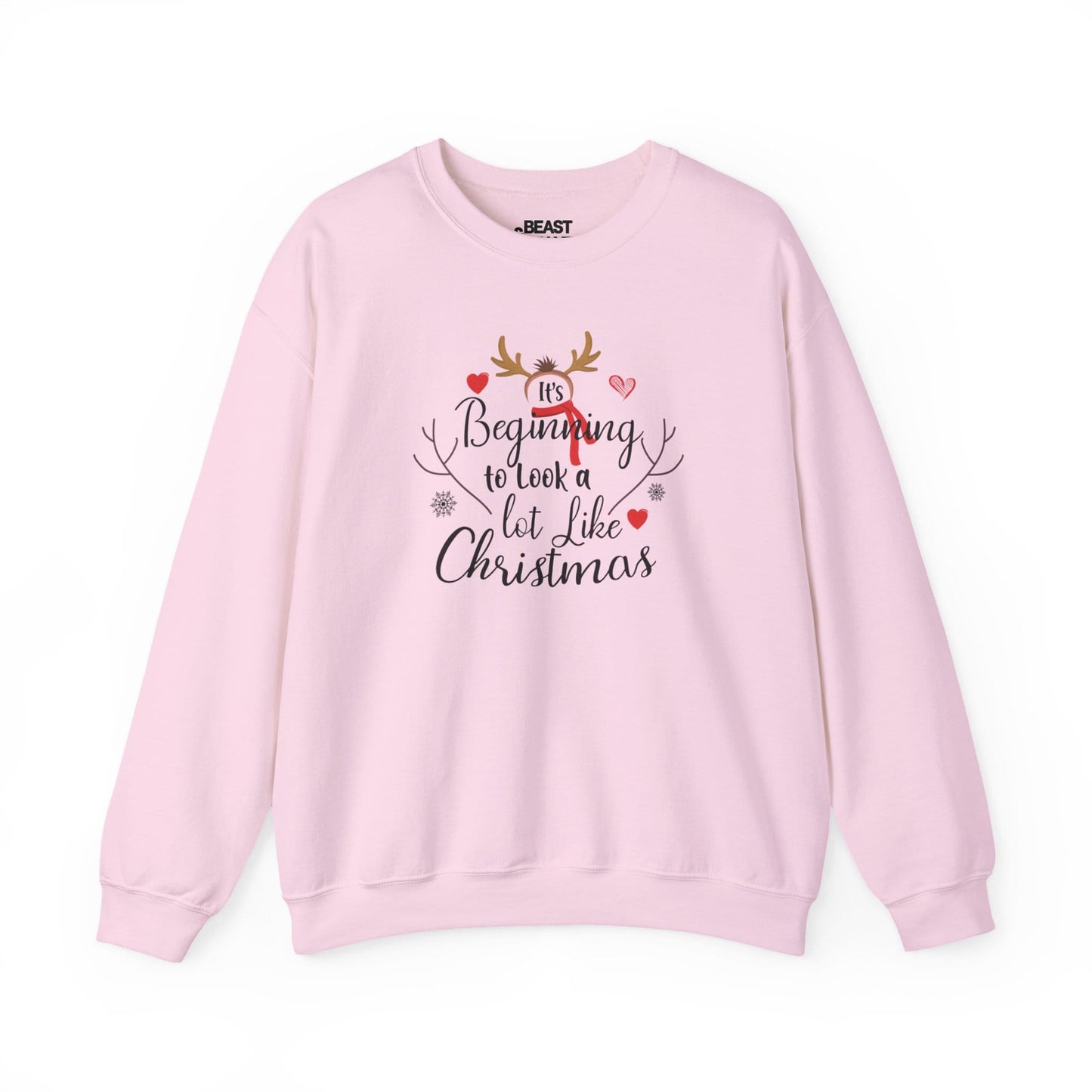 it s beginning to look like christmas sweatshirt light pink sweatshirt Christmas gift idea