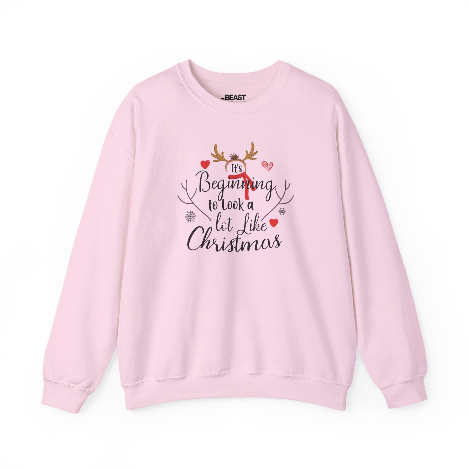 it s beginning to look like christmas sweatshirt light pink sweatshirt Christmas gift idea