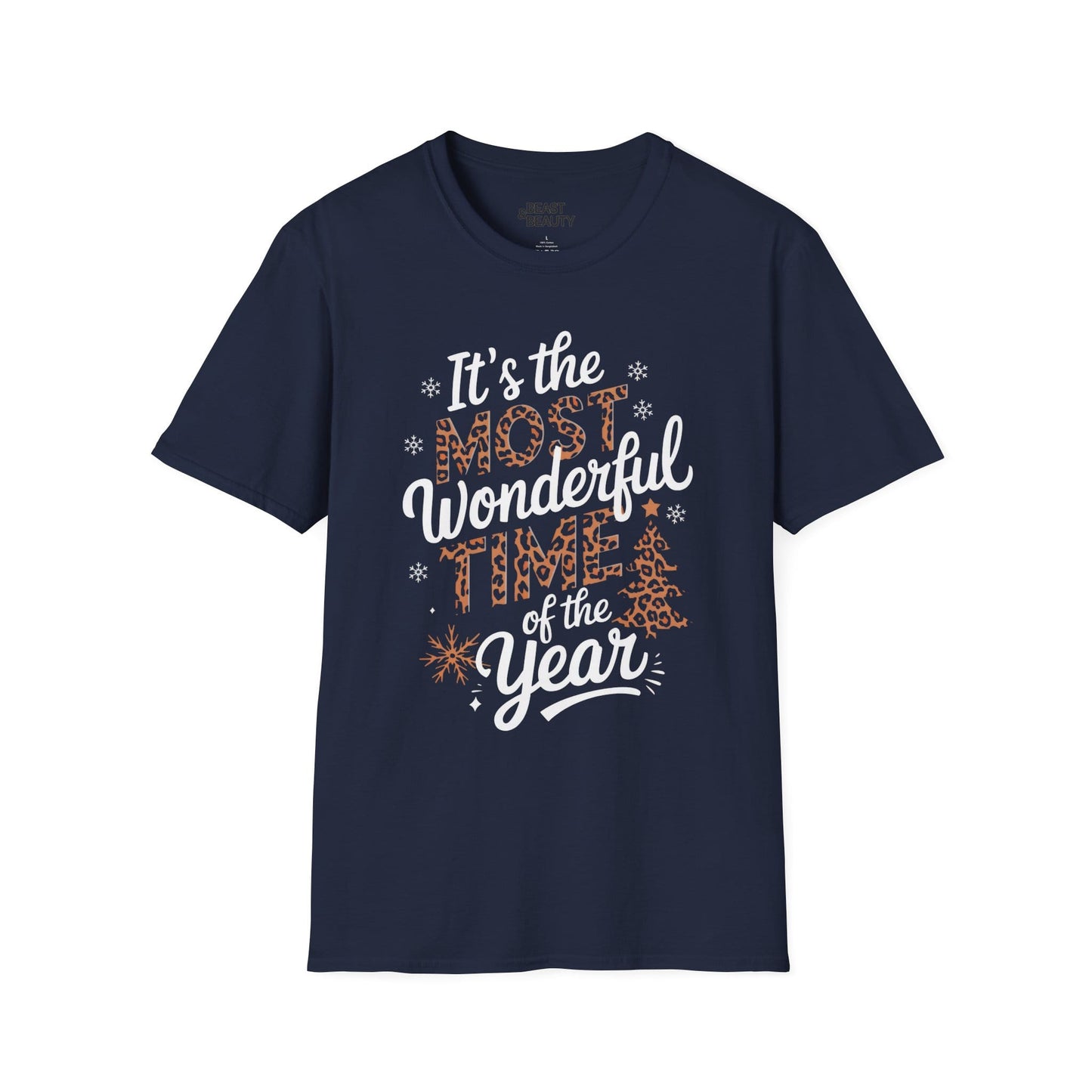 it s the most wonderful time of the year christmas t-shirt navy t-shirt Christmas gift idea