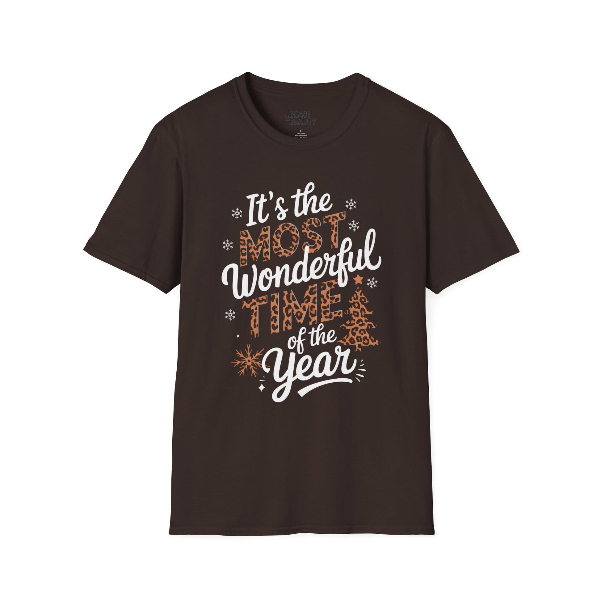 it s the most wonderful time of the year christmas t-shirt dark chocolate t-shirt Christmas gift idea