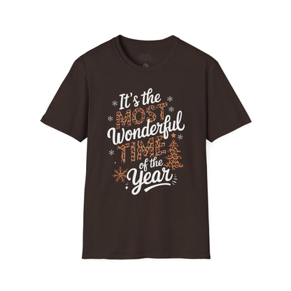 it s the most wonderful time of the year christmas t-shirt dark chocolate t-shirt Christmas gift idea