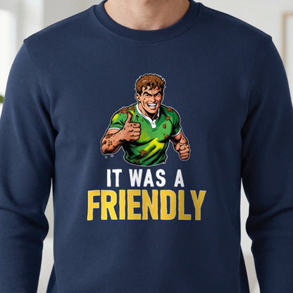 It Was A Friendly Funny Rugby T-Shirt & Sweatshirt in another colour
