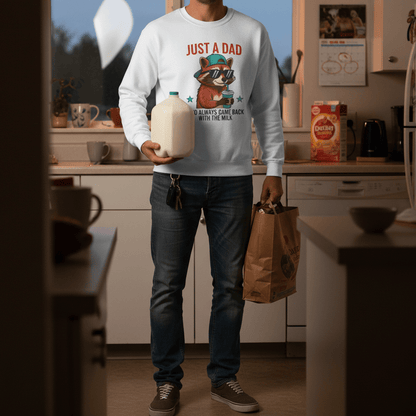 raccoon dad sweatshirt sweatshirt ninth colour product image
