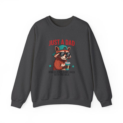raccoon dad sweatshirt sweatshirt sixth colour product image