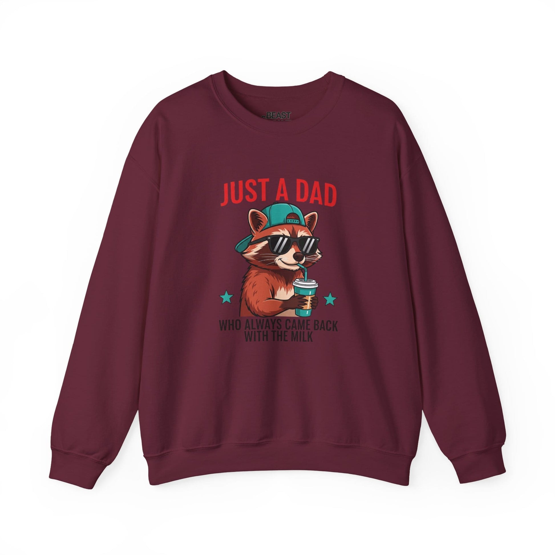 raccoon dad sweatshirt sweatshirt fourth colour product image