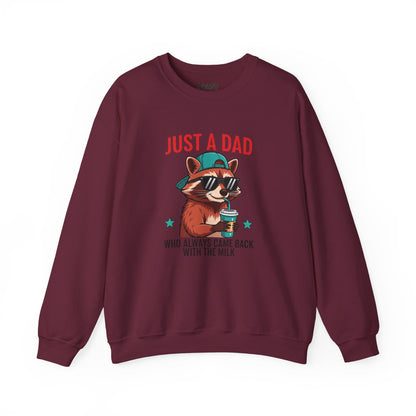 raccoon dad sweatshirt sweatshirt fourth colour product image
