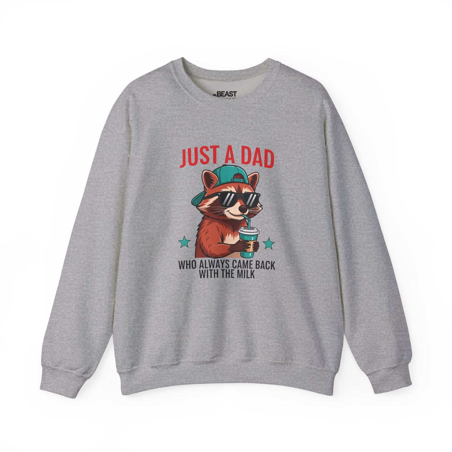 raccoon dad sweatshirt sweatshirt third colour product image
