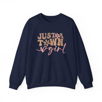 Just A Town Girl Western Sweatshirt - funny sweatshirt by Cheeky Business