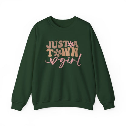 Just A Town Girl Western Sweatshirt - funny sweatshirt by Cheeky Business