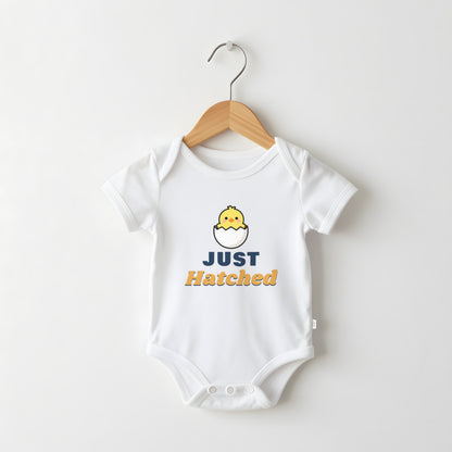 Just Hatched white baby grow on a hanger