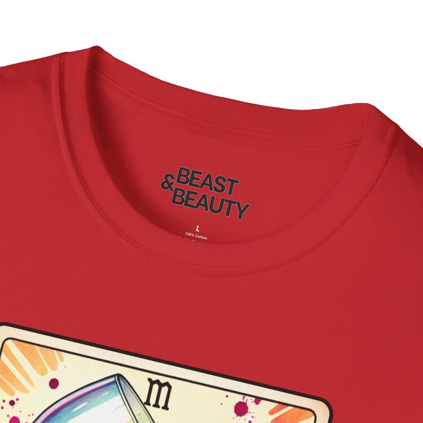 just the one wine tarot t-shirt t-shirt eighth colour product image