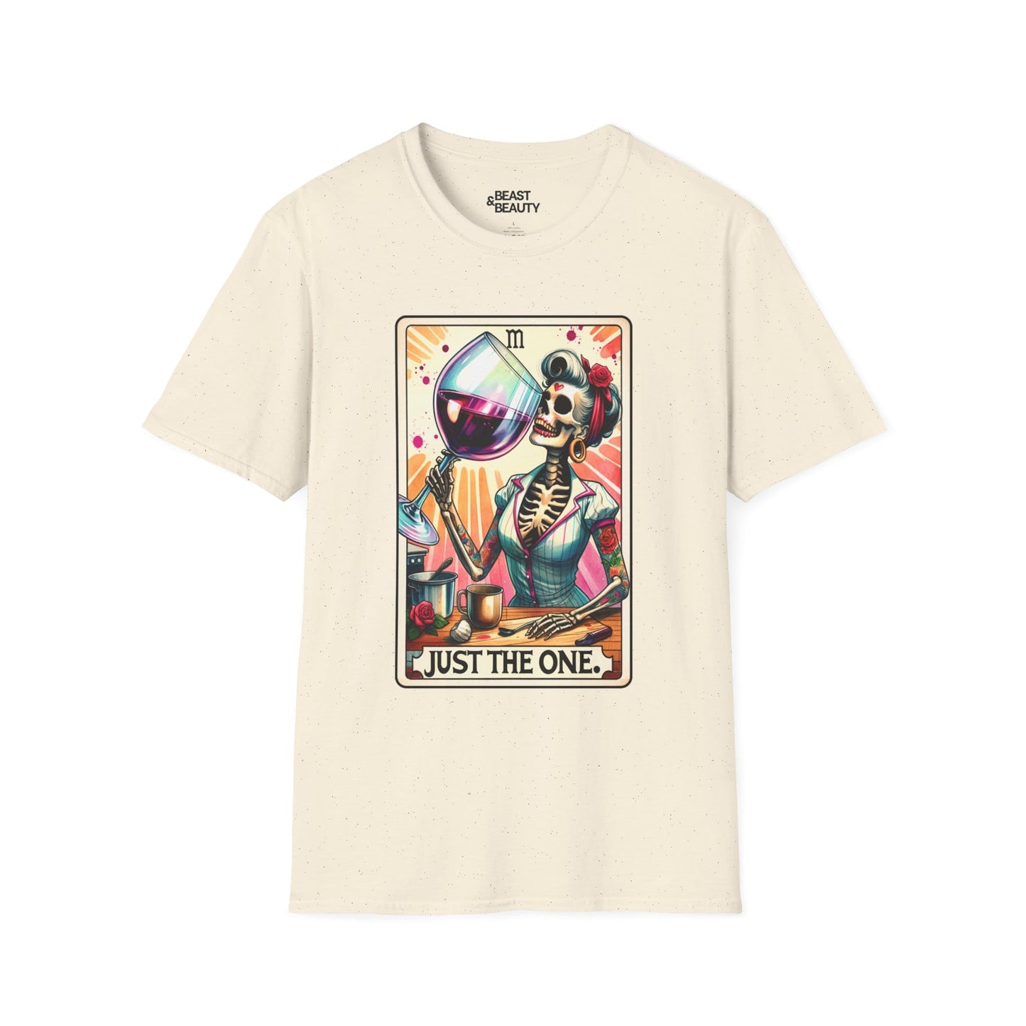 just the one wine tarot t-shirt t-shirt sixth colour product image