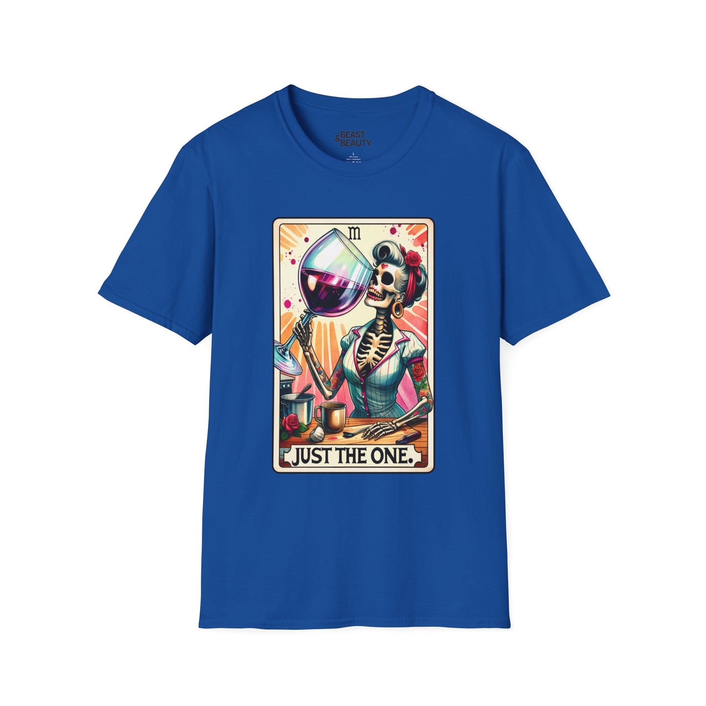 just the one wine tarot t-shirt t-shirt fourth colour product image