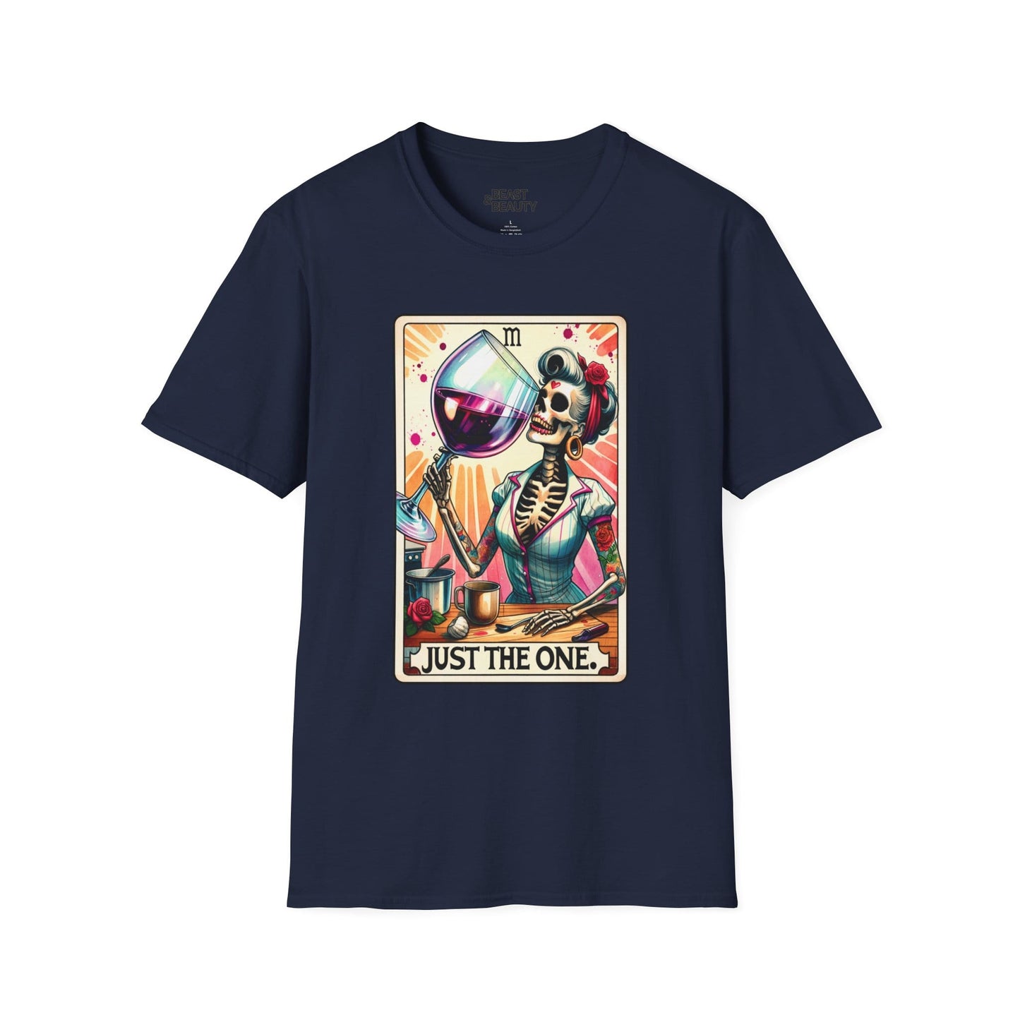 just the one wine tarot t-shirt t-shirt third colour product image