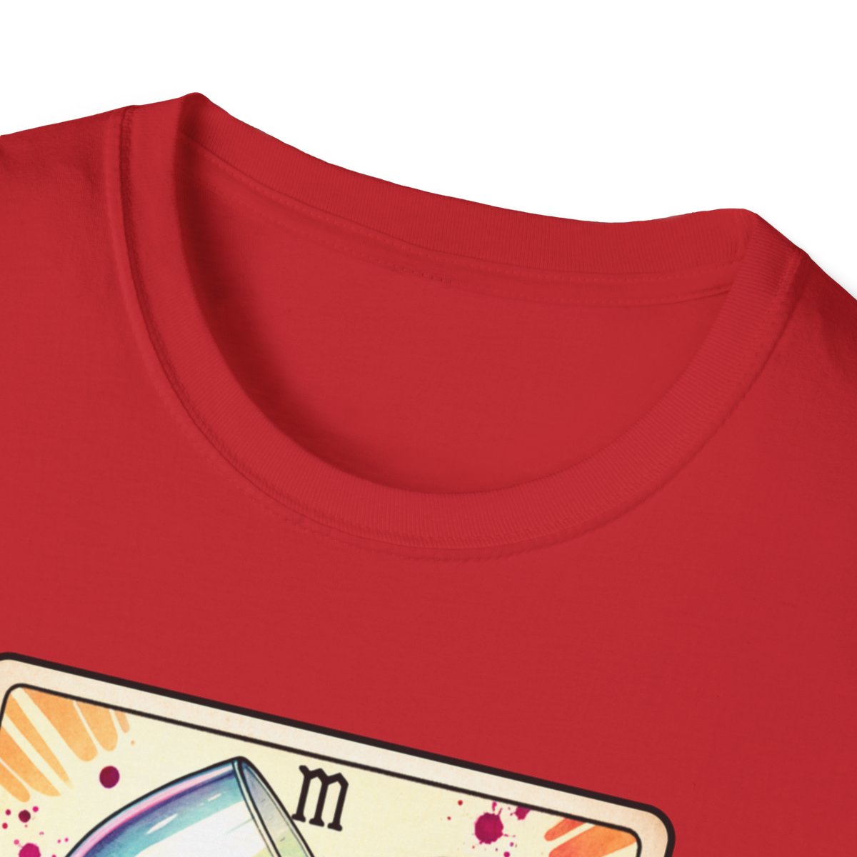 Just The One Wine Tarot T-Shirt - funny t-shirt by Cheeky Business