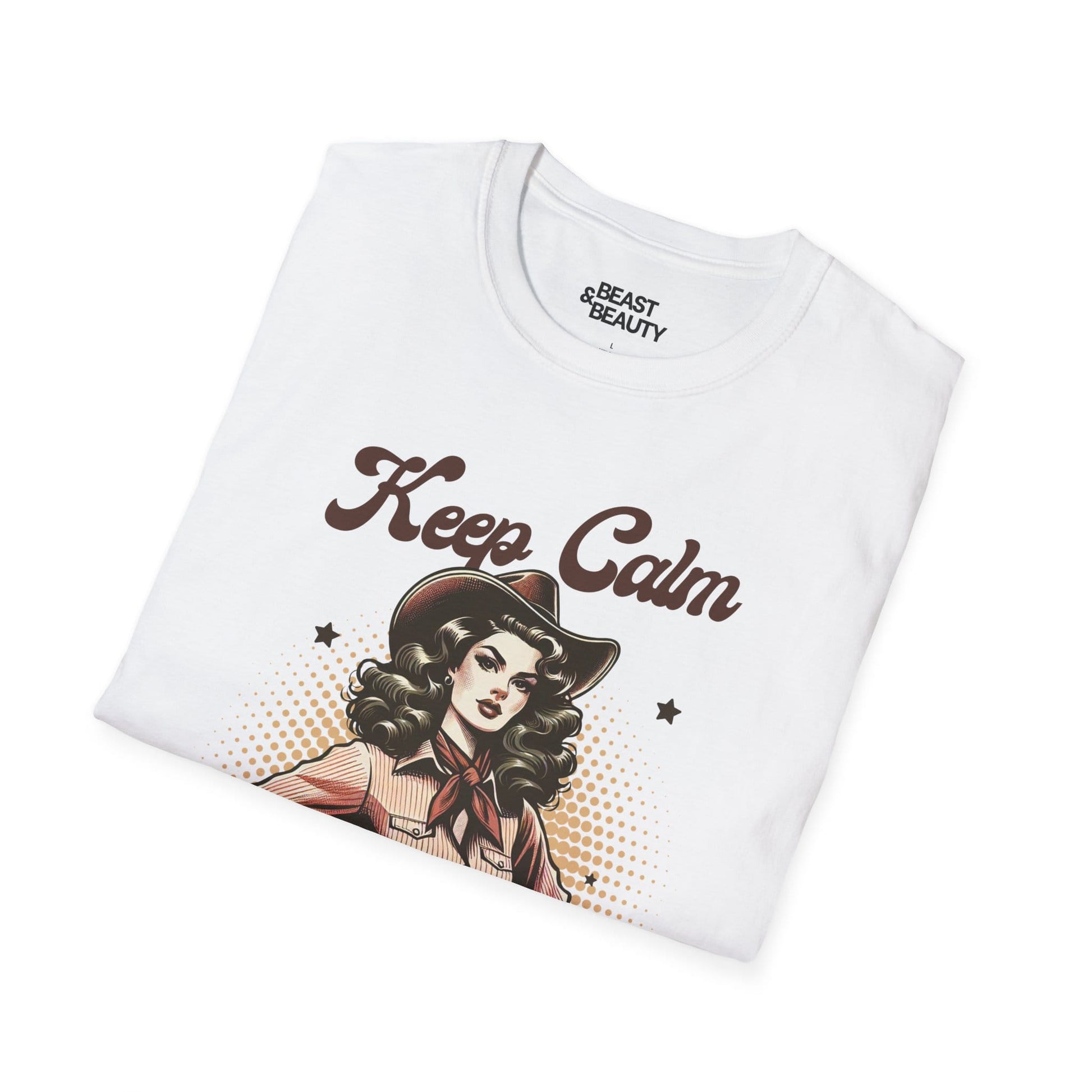 keep calm & cowgirl on t-shirt t-shirt cowgirl gift idea image 6
