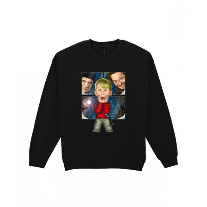 Kid Home For Christmas T-Shirt & Sweatshirt Sweatshirt in Black