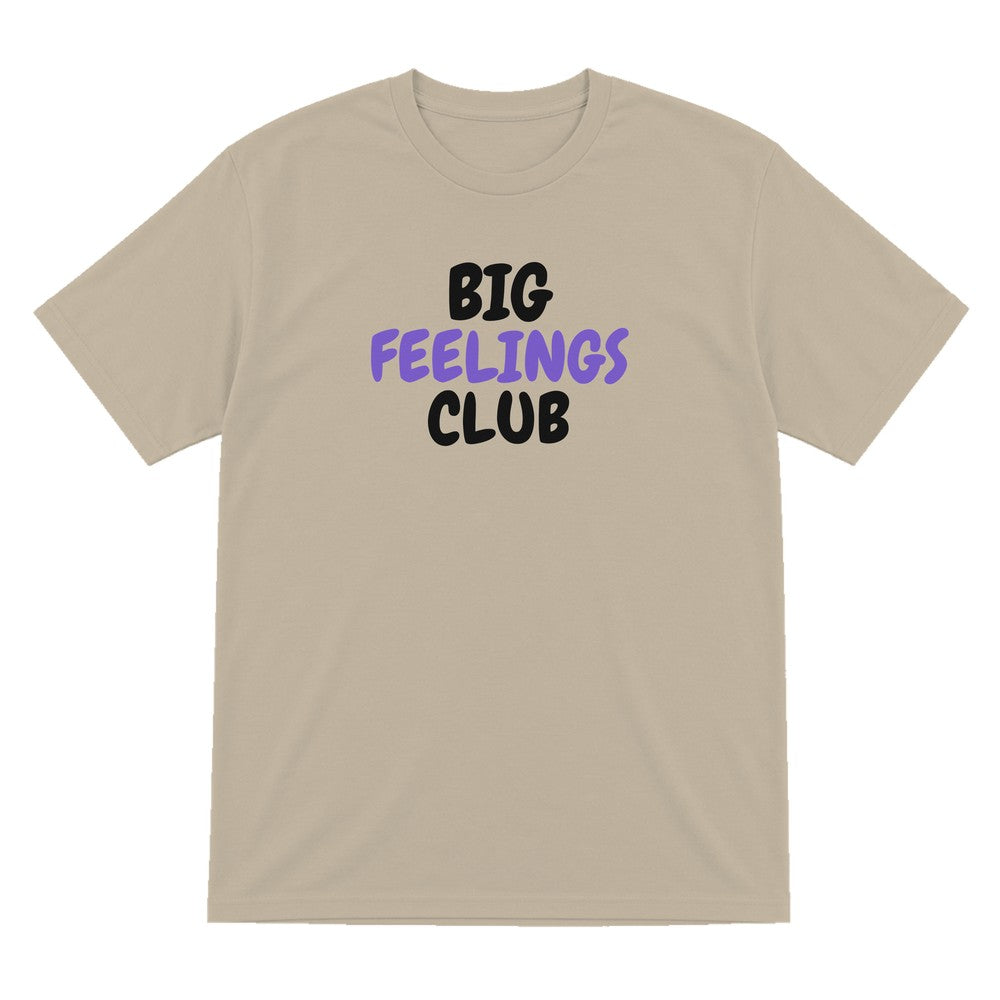 Kids Big Feelings Club T-Shirt, Sweatshirt & Hoodie T-Shirt in Sand