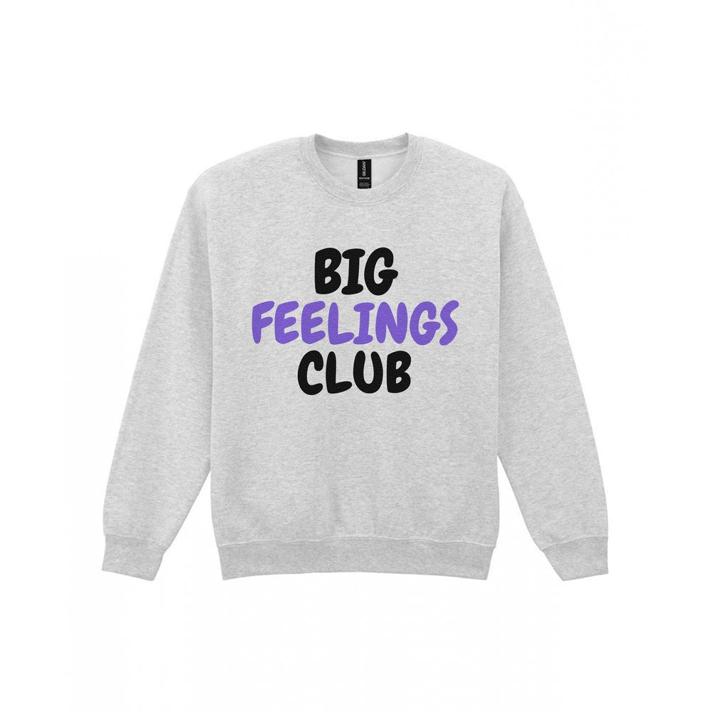 Kids Big Feelings Club T-Shirt, Sweatshirt & Hoodie Sweatshirt in Sport Grey
