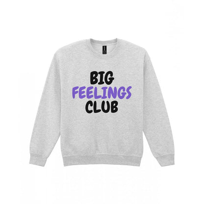 Kids Big Feelings Club T-Shirt, Sweatshirt & Hoodie Sweatshirt in Sport Grey