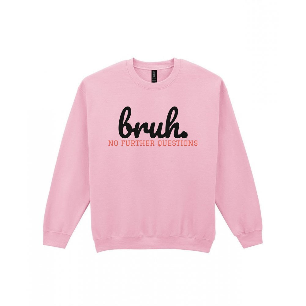 Kids Bruh T-Shirt, Sweatshirt & Hoodie Sweatshirt in Light Pink