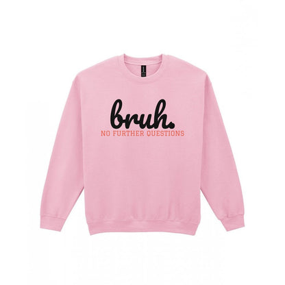 Kids Bruh T-Shirt, Sweatshirt & Hoodie Sweatshirt in Light Pink