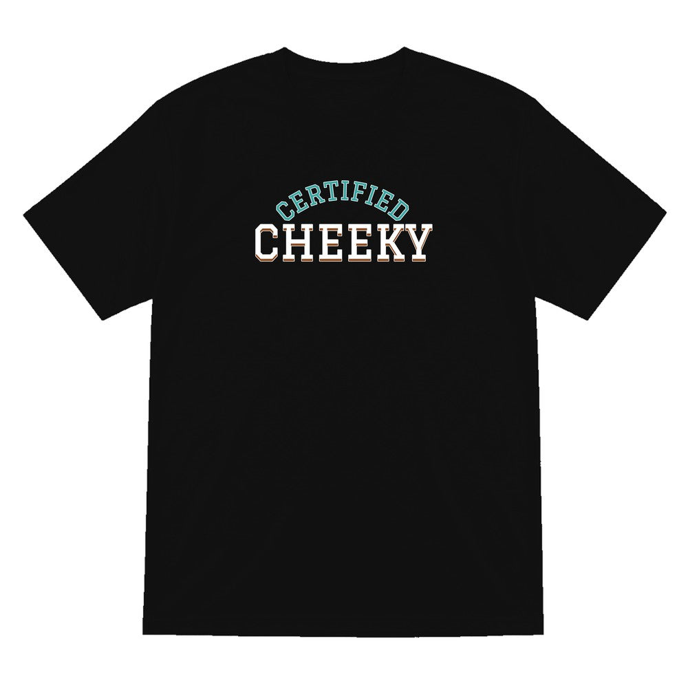 Kids Certified Cheeky T-Shirt, Sweatshirt & Hoodie T-Shirt in Black