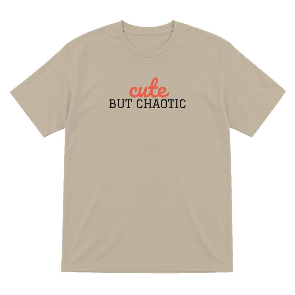 Kids Cute But Chaotic T-Shirt, Sweatshirt & Hoodie T-Shirt in Sand