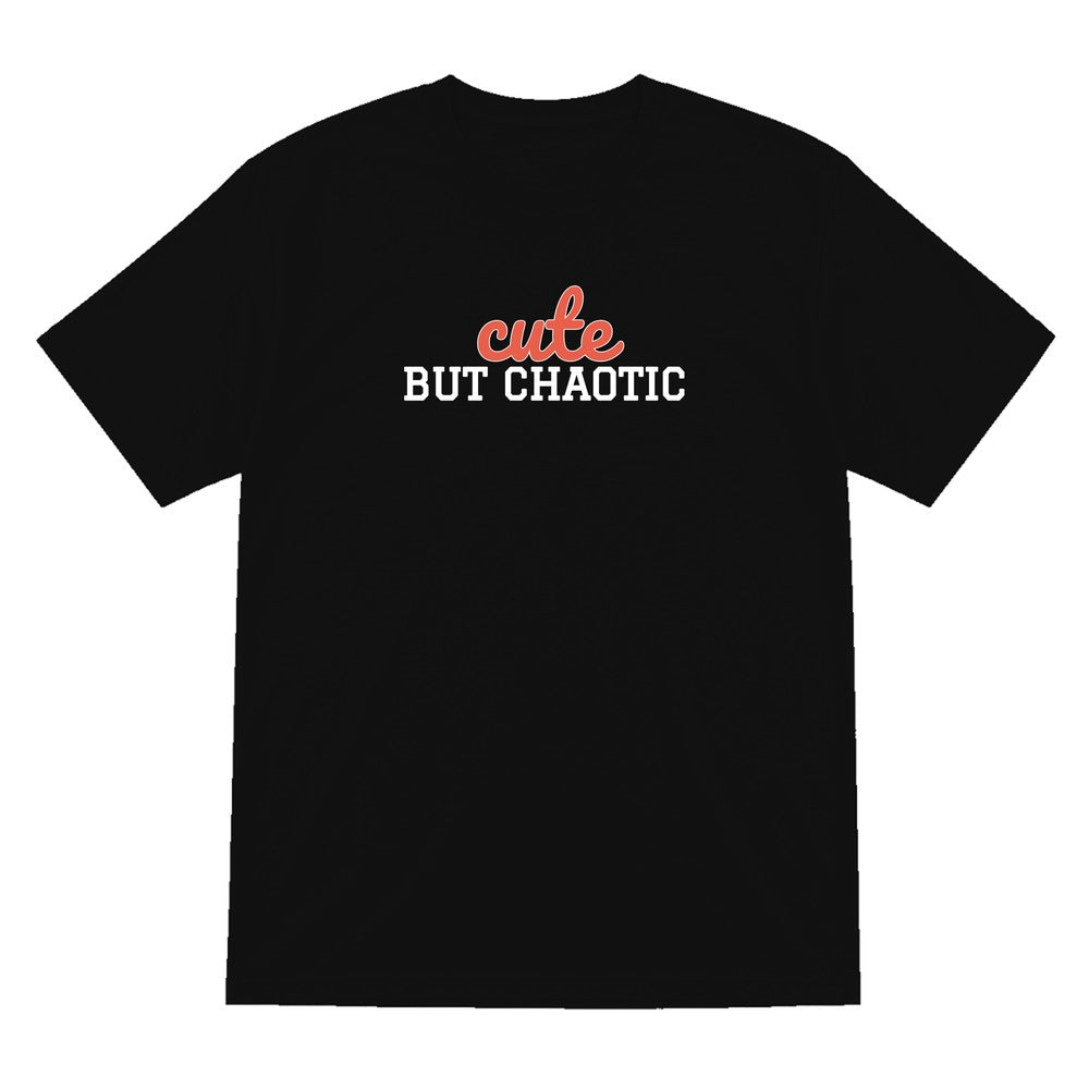 Kids Cute But Chaotic T-Shirt, Sweatshirt & Hoodie T-Shirt in Black