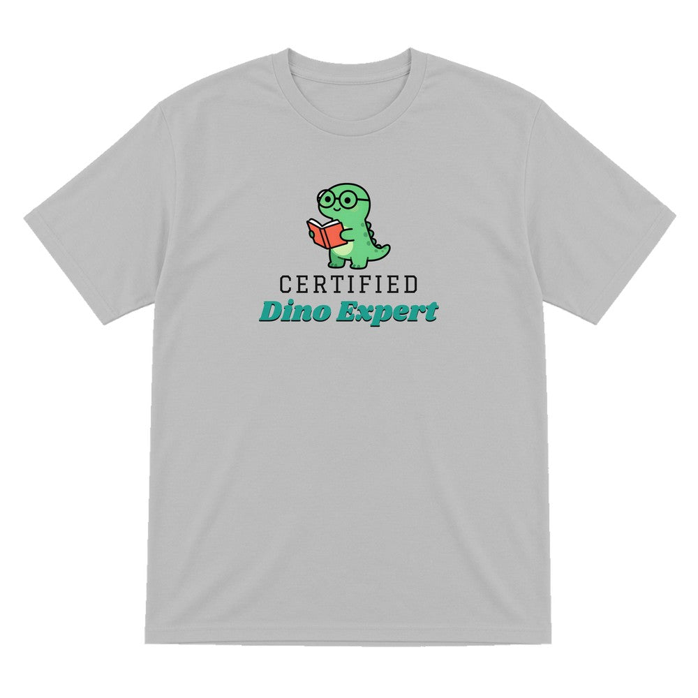 Kids Certified Dino Expert T-Shirt & Sweatshirt T-Shirt in Sport Grey