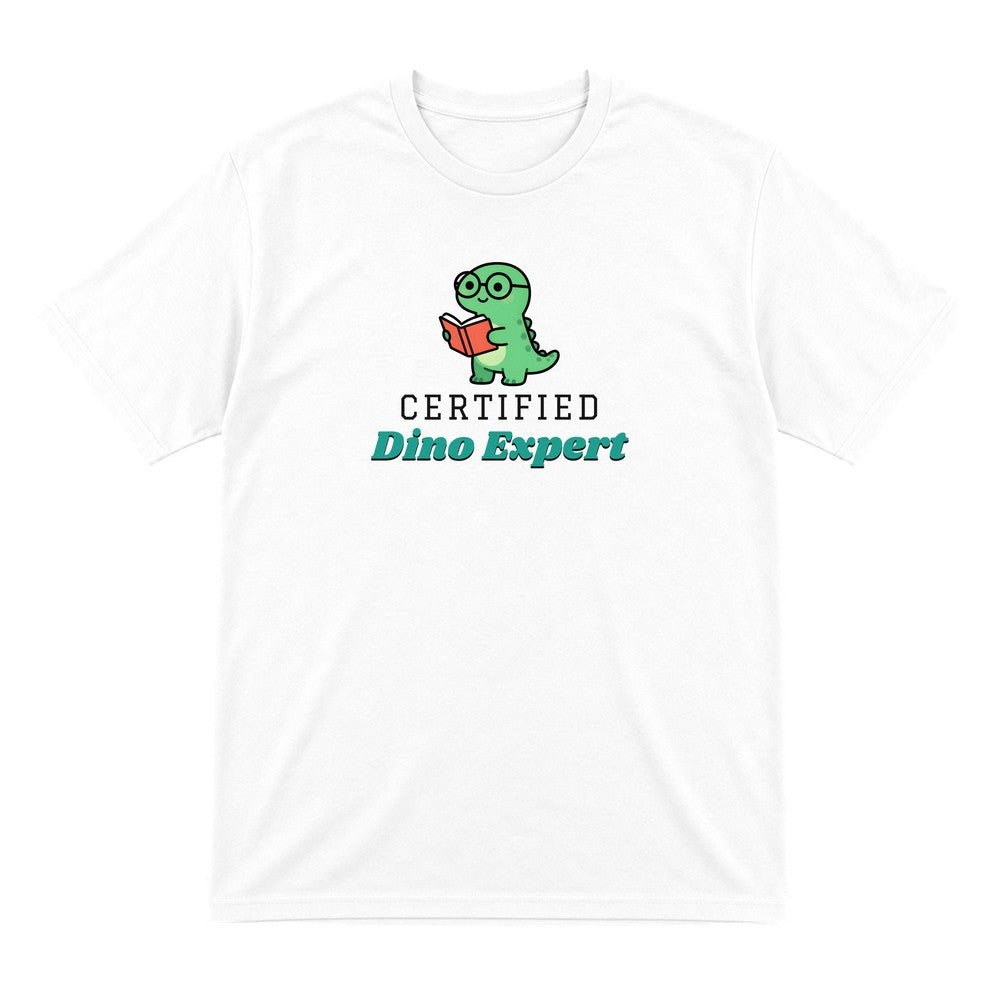 Kids Certified Dino Expert T-Shirt & Sweatshirt T-Shirt in White
